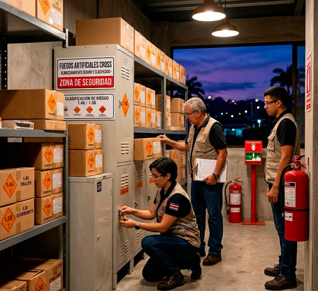 Seguridad para el almacenamiento responsable de fuegos artificiales, Blog, Fuegos Artificiales Cross