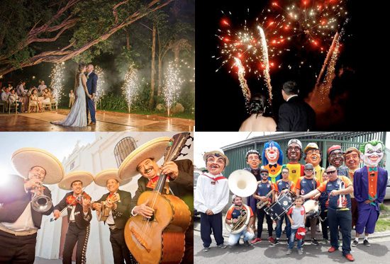 Paquete de Pólvora Fría, Juego de Pólvora, Cimarrona con Mascarada y Mariachi