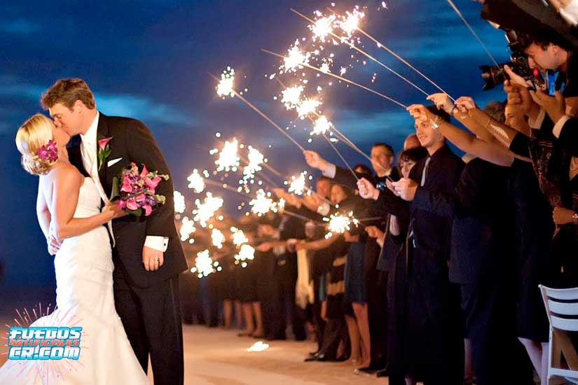 Bengalas Boda con cerillas