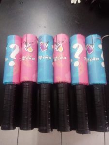 Bombas de humo de color personalizadas para revelación del sexo del bebé