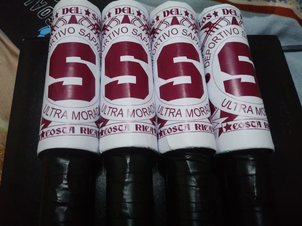 Bombas de humo de color personalizadas Saprissa