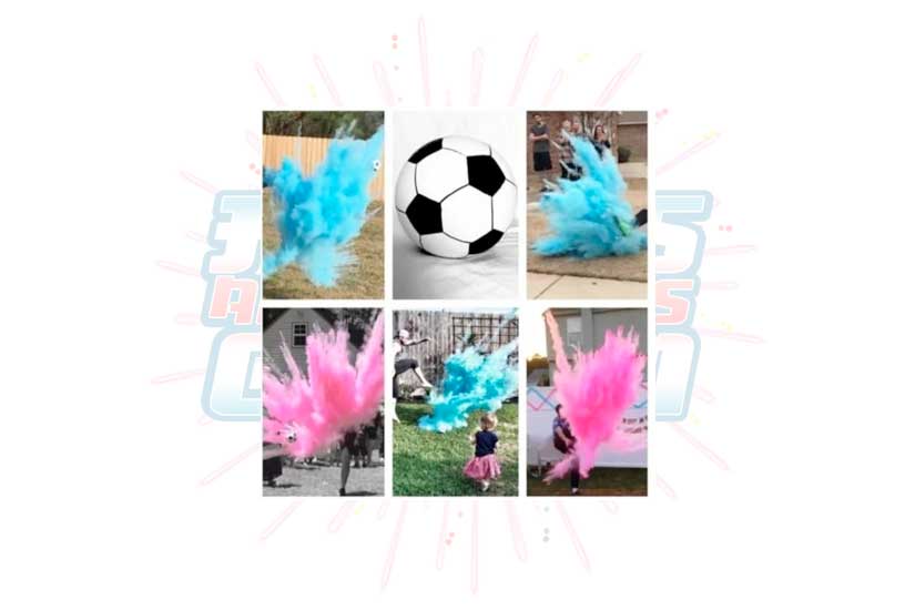 Bolas De Fútbol Para Revelación De Sexo Del Bebé