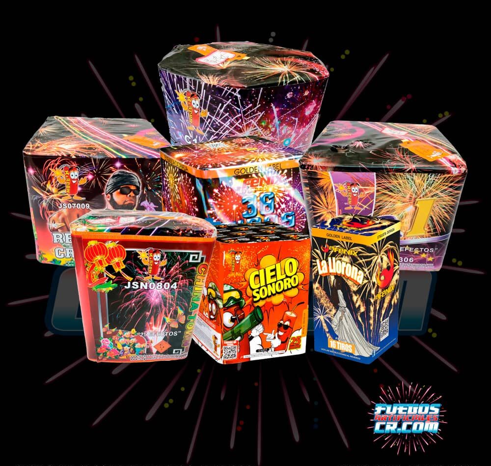 Combos de Pólvora en Costa Rica, Combo #4, Venta de Pólvora en Costa Rica, Fuegos Artificiales CR