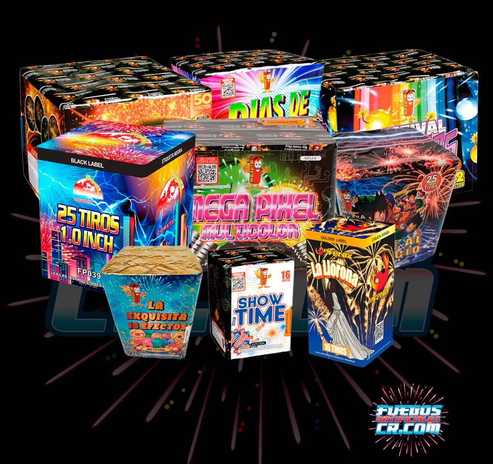 Combos de Pólvora en Costa Rica, Combo #6, Venta de Pólvora en Costa Rica, Fuegos Artificiales CR
