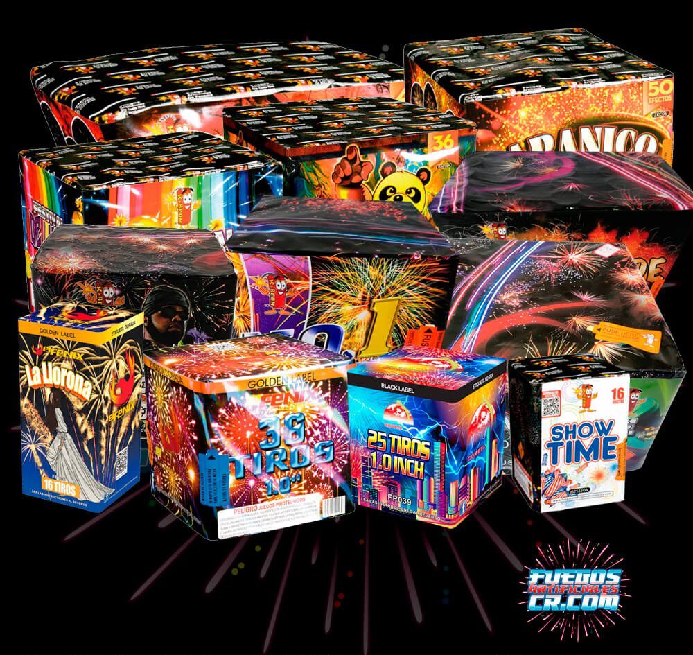 Combos de Pólvora en Costa Rica, Combo #7, Venta de Pólvora en Costa Rica, Fuegos Artificiales CR