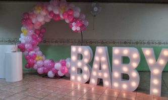 Alquiler De Letras Gigantes Para Revelaciones De Género Y Baby Shower En Costa Rica
