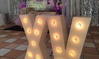 Alquiler De Letras Gigantes Y Números Para 15 Años En Costa Rica