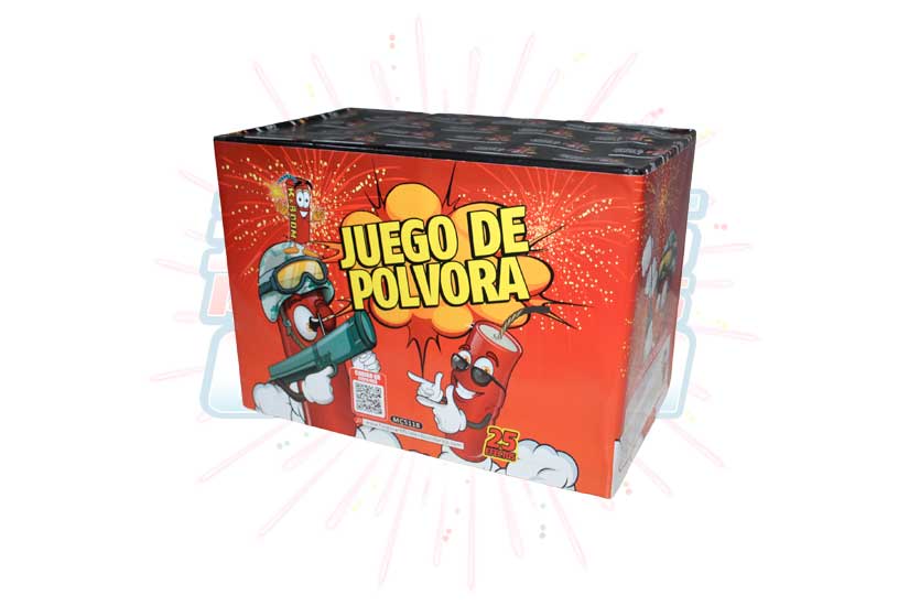 Juego de Pólvora 25 Tiros Abanico